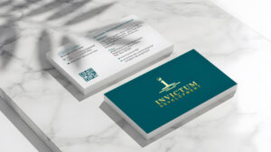 Invictum namecard design