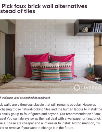 Livspace - 7 Smart Hacks to Renovate Your Home on a Tight Budget -5