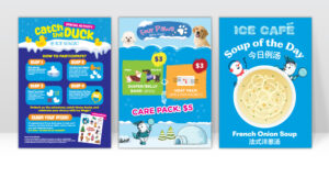 Ice Magic A4 stands