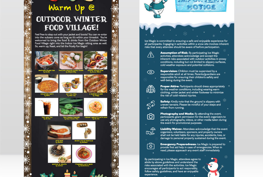 Standee Designs for Ice Magic