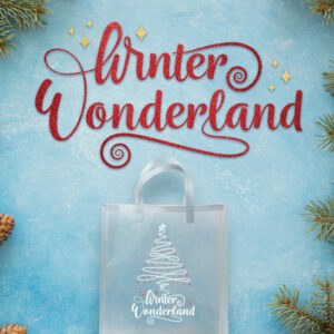 Ice Magic's Winter Wonderland Logo Totebag Photowall designs