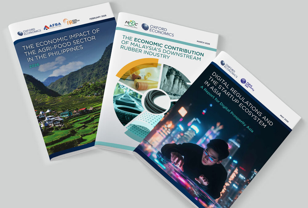 Annual Report Designs for Oxford Economics