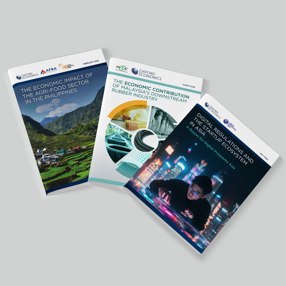 Annual Report Designs for Oxford Economics